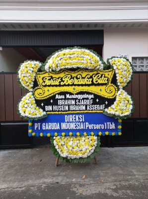 Papan Bunga Duka di Tegal Kunir Kidul