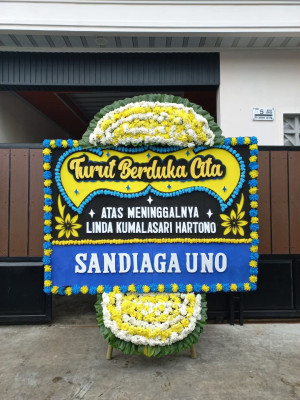 Papan Bunga Duka di Tegal Kunir Kidul